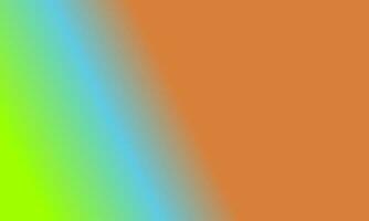 Design simple highlighter green,blue and orange gradient color illustration background photo