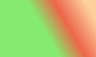 Design simple peach,green and red gradient color illustration background photo