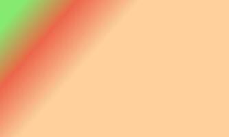 Design simple peach,green and red gradient color illustration background photo