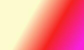 Design simple Lemonchiffon yellow,pink and red gradient color illustration background photo