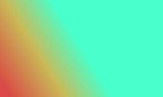 Design simple cyan,red and yellow gradient color illustration background photo