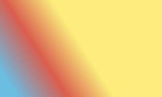 Design simple pastel yellow,blue and red gradient color illustration background photo