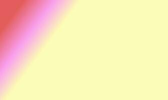 Design simple pastel yellow,red and pink gradient color illustration background photo