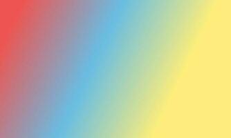 Design simple pastel yellow,blue and red gradient color illustration background photo