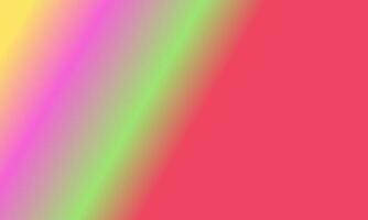 Design simple green,red,yellow and pink gradient color illustration background photo