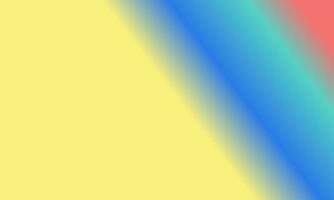 Design simple Cyan,red,yellow and blue gradient color illustration background photo