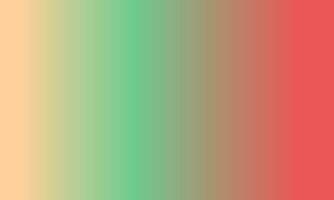 Design simple peach,green and red gradient color illustration background photo