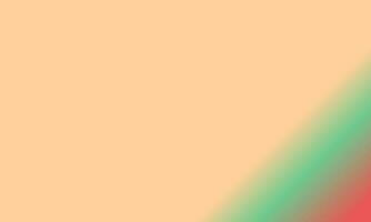 Design simple peach,green and red gradient color illustration background photo