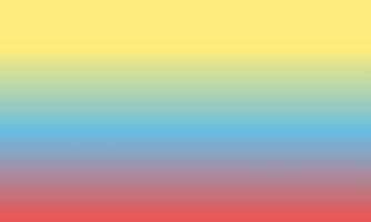 Design simple pastel yellow,blue and red gradient color illustration background photo