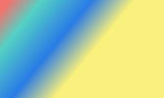 Design simple Cyan,red,yellow and blue gradient color illustration background photo