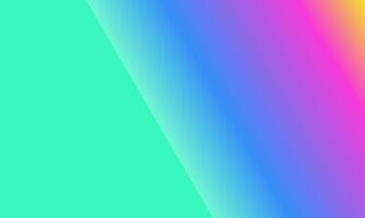 Design simple cyan,blue,yellow and pink gradient color illustration background photo