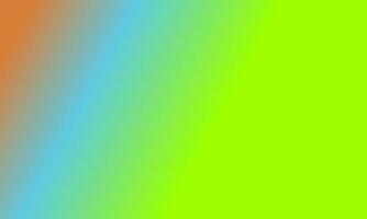 Design simple highlighter green,blue and orange gradient color illustration background photo