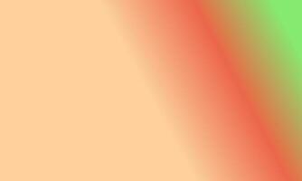 Design simple peach,green and red gradient color illustration background photo