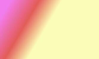 Design simple pastel yellow,red and pink gradient color illustration background photo