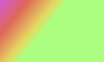 Design simple green,red,yellow and pink gradient color illustration background photo