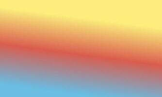 Design simple pastel yellow,blue and red gradient color illustration background photo