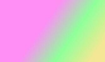 Design simple pink,yellow and green gradient color illustration background photo