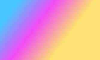 Design simple pink,blue and yellow gradient color illustration background very cool photo