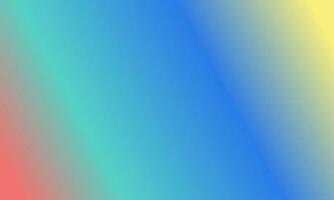 Design simple Cyan,red,yellow and blue gradient color illustration background photo