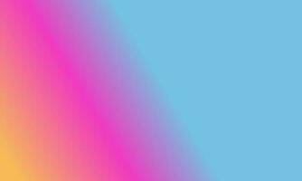 Design simple orange,blue and pink gradient color illustration background photo