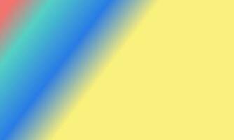 Design simple Cyan,red,yellow and blue gradient color illustration background photo