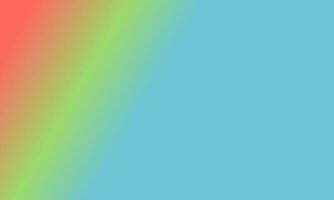 Design simple pastel red,blue and green gradient color illustration background photo