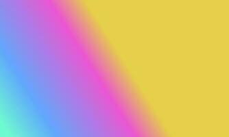 Design simple cyan,blue,yellow and pink gradient color illustration background photo