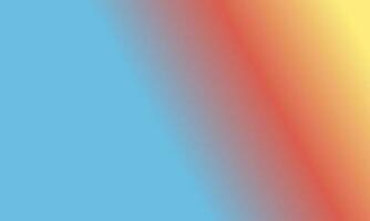 Design simple pastel yellow,blue and red gradient color illustration background photo