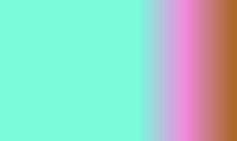 Design simple cyan,brown and pink gradient color illustration background photo