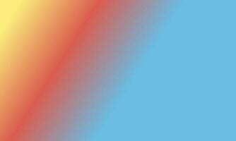 Design simple pastel yellow,blue and red gradient color illustration background photo