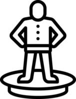 line icon for greatest vector
