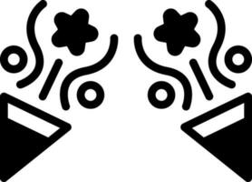 solid icon for party vector