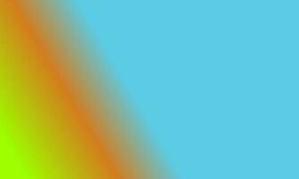 Design simple highlighter green,blue and orange gradient color illustration background photo