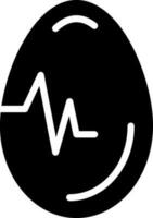 solid icon for egg vector