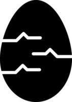 solid icon for egg vector