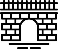 line icon for canal vector