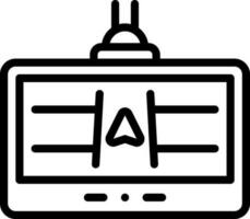 line icon for nav vector