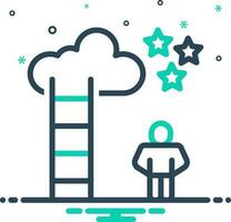mix icon for potential vector