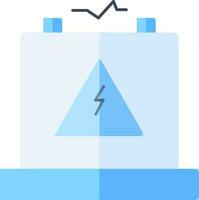 Adapter Icon Or Symbol In Blue Color. vector