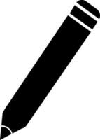 Flat illustration of a pen. vector