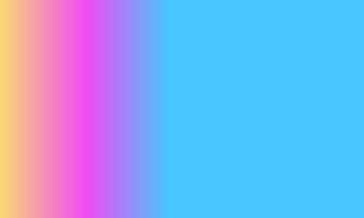 Design simple pink,blue and yellow gradient color illustration background very cool photo