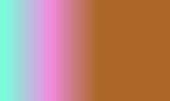 Design simple cyan,brown and pink gradient color illustration background photo
