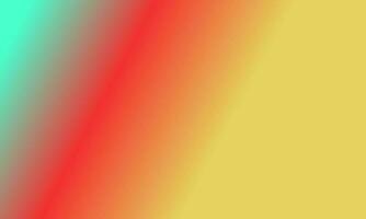 Design simple cyan,red and yellow gradient color illustration background photo