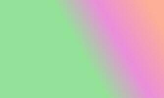 Design simple peach,green and pink gradient color illustration background photo