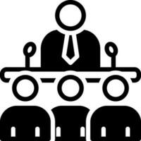 solid icon for team speak vector