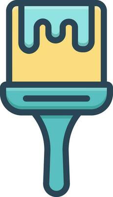 color icon for brush