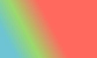 Design simple pastel red,blue and green gradient color illustration background photo