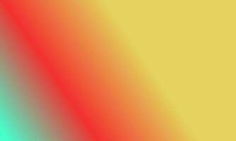 Design simple cyan,red and yellow gradient color illustration background photo