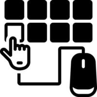 solid icon for choice vector