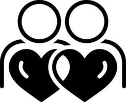 solid icon for belong vector